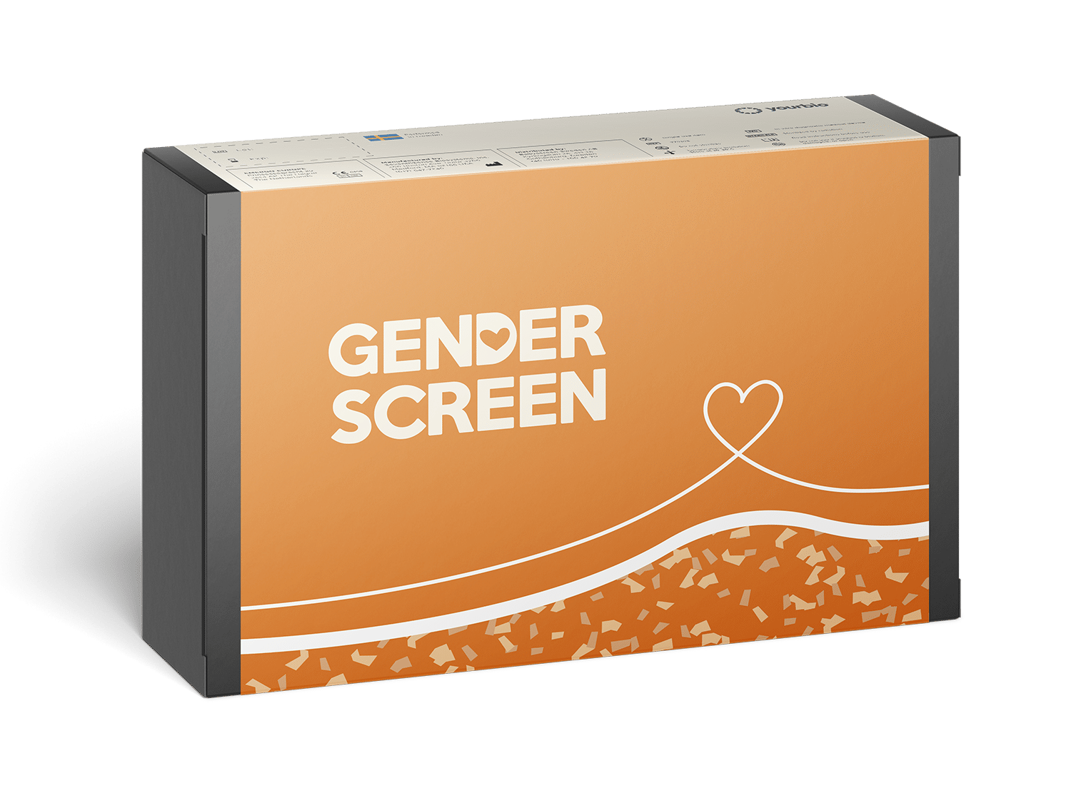 Genderscreen DNA-test för könsbestämning – hemtestlåda för graviditet från vecka 10+0